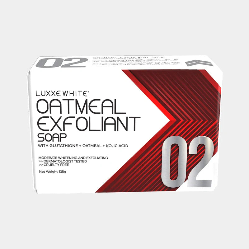 02 Luxxe White Oatmeal Exfoliant Soap – Step 2 Skin Renewal System