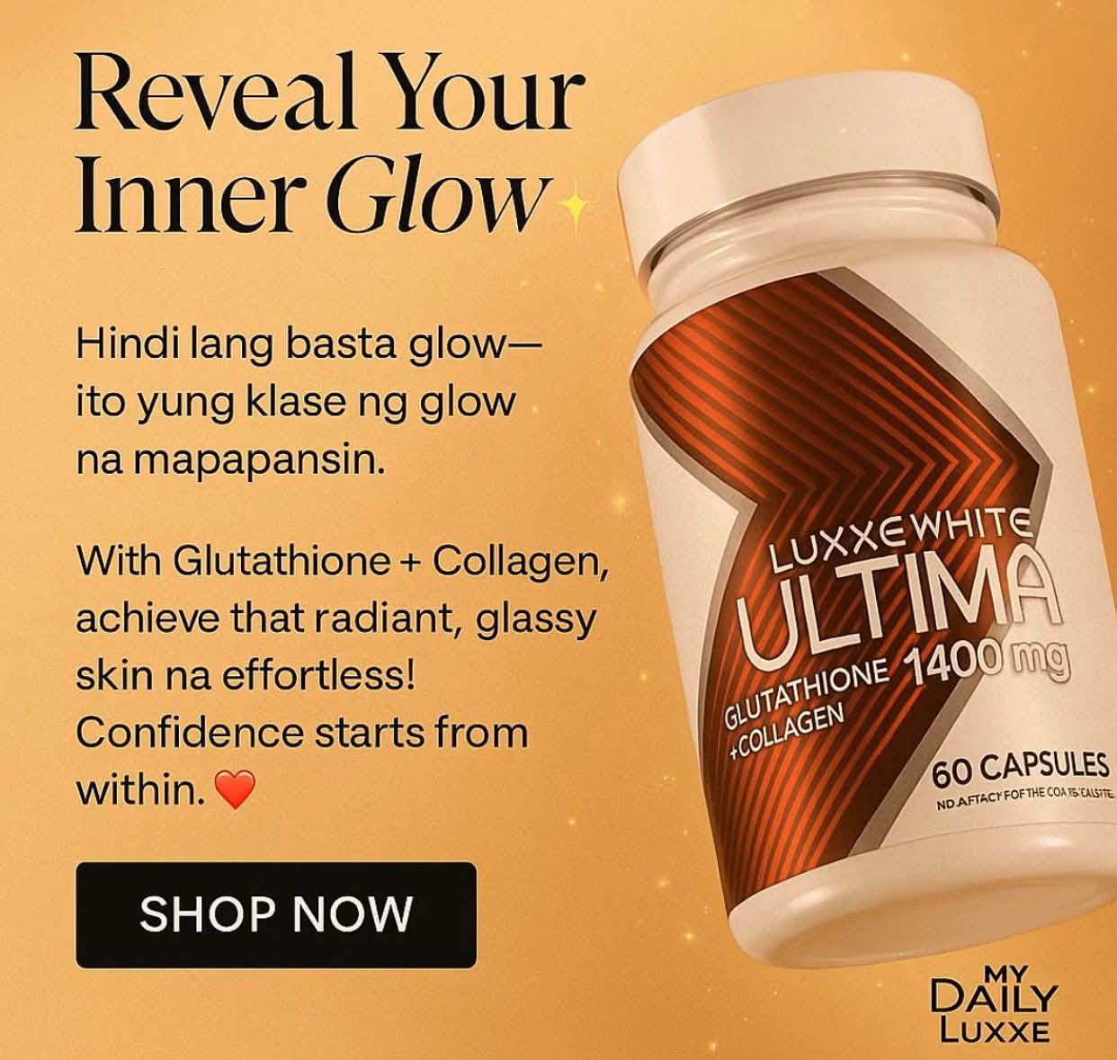 Luxxe White Ultima Glutathione – Advanced Skin Whitening & Antioxidant Support