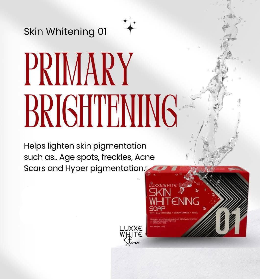 01 Luxxe White Skin Whitening Soap – Step 1 Skin Renewal System