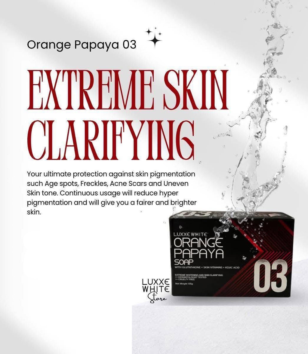03 Luxxe White Orange Papaya Soap – Step 3 Skin Renewal System