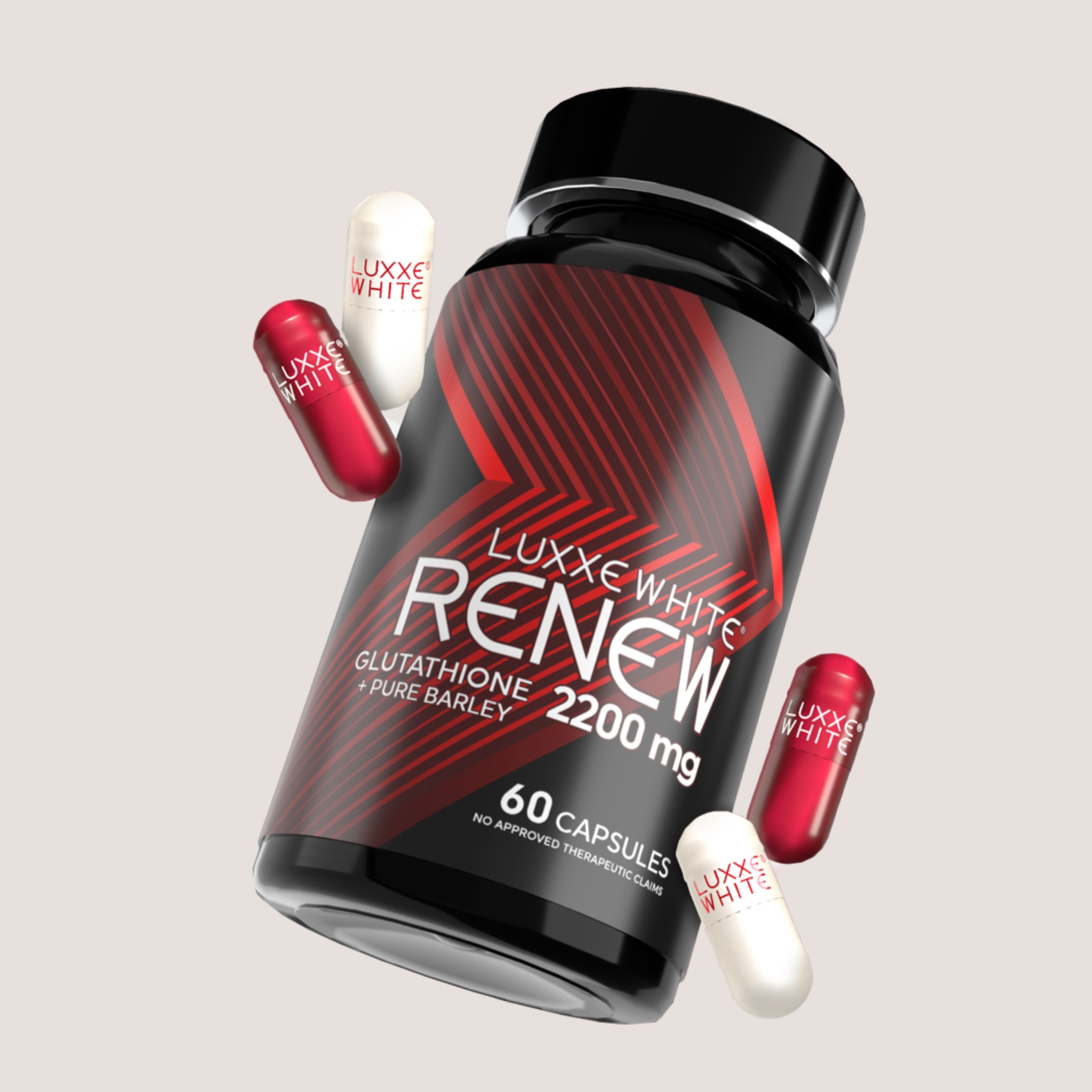 Luxxe White Renew 2200mg with Collagen & Pure Barley – Glow, Radiance & Anti-Aging Support